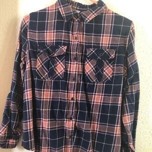 Plaid button up shirt
